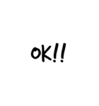 ありきたり文字（個別スタンプ：10）