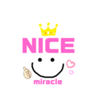 毎日使うシンプルスタンプmiracle☆mk（個別スタンプ：7）