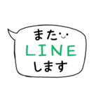 ▶飛び出て書くふきだし（毎日づかい）（個別スタンプ：16）