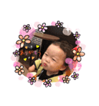 男の子と愛犬（個別スタンプ：5）
