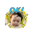 男の子と愛犬（個別スタンプ：9）