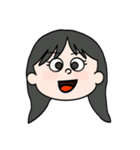 まりっぺのなんとも言えない表情（個別スタンプ：1）