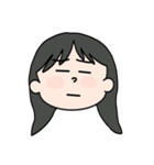 まりっぺのなんとも言えない表情（個別スタンプ：6）
