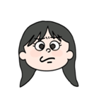 まりっぺのなんとも言えない表情（個別スタンプ：10）