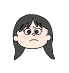 まりっぺのなんとも言えない表情（個別スタンプ：11）