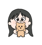 まりっぺのなんとも言えない表情（個別スタンプ：15）