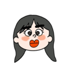 まりっぺのなんとも言えない表情（個別スタンプ：16）