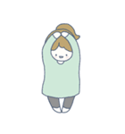小さい女の子(文字無し)（個別スタンプ：3）