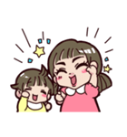 丸顔姉妹（個別スタンプ：1）