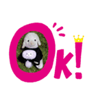 メーメーちゃんとクマさん（個別スタンプ：8）
