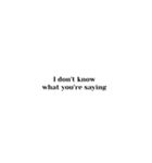 あいづち文字スタンプ（個別スタンプ：6）