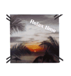 Sunset Beach 4 Relax（個別スタンプ：7）