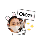 Alohaとマスク（個別スタンプ：8）