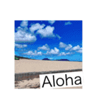 Alohaとマスク（個別スタンプ：9）