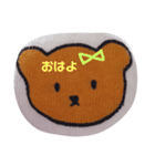 韓国風ゆるくまスタンプK（個別スタンプ：16）