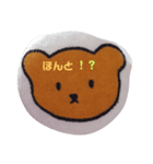 韓国風ゆるくまスタンプK（個別スタンプ：21）