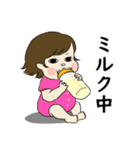 女の子ママ（個別スタンプ：9）