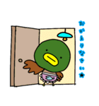 お魚好きな☆カモとくま（個別スタンプ：6）