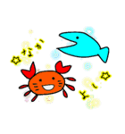 お魚好きな☆カモとくま（個別スタンプ：40）