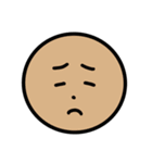 まん丸表情（個別スタンプ：6）