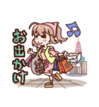 ぽわぽわしているスタンプ（個別スタンプ：9）