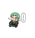 ONE PIECE 可愛いミニキャラスタンプ（個別スタンプ：3）