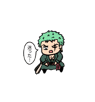 ONE PIECE 可愛いミニキャラスタンプ（個別スタンプ：4）