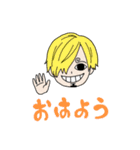 ONE PIECE × みよし（個別スタンプ：5）