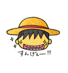 ONE PIECE 手描きデフォルメスタンプ（個別スタンプ：32）