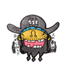 ONE PIECE 手描きデフォルメスタンプ（個別スタンプ：40）