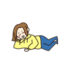 ねことひと～はじめてのスタンプ～（個別スタンプ：18）