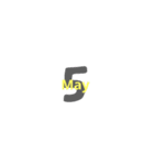 English de month（個別スタンプ：5）