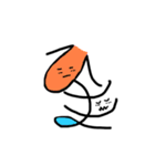 文字で作った絵（個別スタンプ：3）
