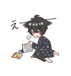 のら猫ブラ子がにゃんにゃんするスタンプ（個別スタンプ：31）