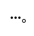 オタクのつぶやきシンプルうちわ文字風（個別スタンプ：29）