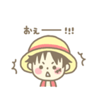 福井弁★ONE PIECE × 小さな世界 ③（個別スタンプ：40）