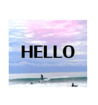 LIP'S SURFサーファーだからいつも海と一緒（個別スタンプ：1）
