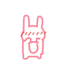 日常で使える！うさぎスタンプ（個別スタンプ：8）