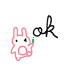 日常で使える！うさぎスタンプ（個別スタンプ：15）