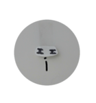 エくんとアルファベットのスタンプ（個別スタンプ：8）