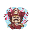 ONE PIECE  ロジャー海賊団 海賊王スタンプ（個別スタンプ：1）