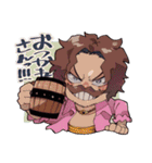 ONE PIECE  ロジャー海賊団 海賊王スタンプ（個別スタンプ：16）