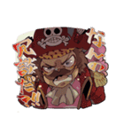 ONE PIECE  ロジャー海賊団 海賊王スタンプ（個別スタンプ：35）