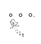 シンプルな絵。（個別スタンプ：1）