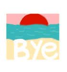 シンプルな絵。（個別スタンプ：4）