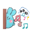 あおうさちゃん★ゆるもこスタンプ★（個別スタンプ：19）