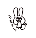 なんだか憎めないうさぎ（個別スタンプ：4）