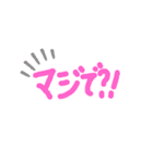 ふきだしMESSEGI（個別スタンプ：3）