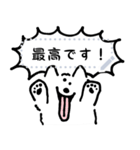 DOUHUA THE SAMOYED 文字入り（個別スタンプ：4）