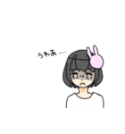 うさぎ可愛し女の子（個別スタンプ：10）